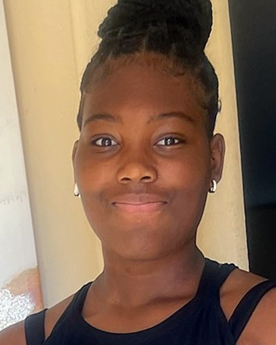 Official NCMEC photograph 1 of Carmaletta Camille Hornsby, 17, missing from Austin, Texas since July 17, 2026.